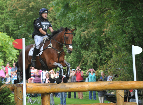 Ben Hobday and Gun A B Good at Burghley 2012
