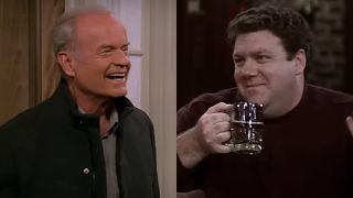 Kelsey Grammer on Frasier and George Wendt on Cheers.