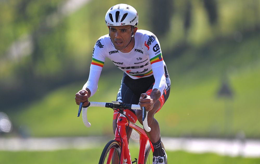 Tsgabu Grmay of Ethiopia and Team Trek-Segafredo
