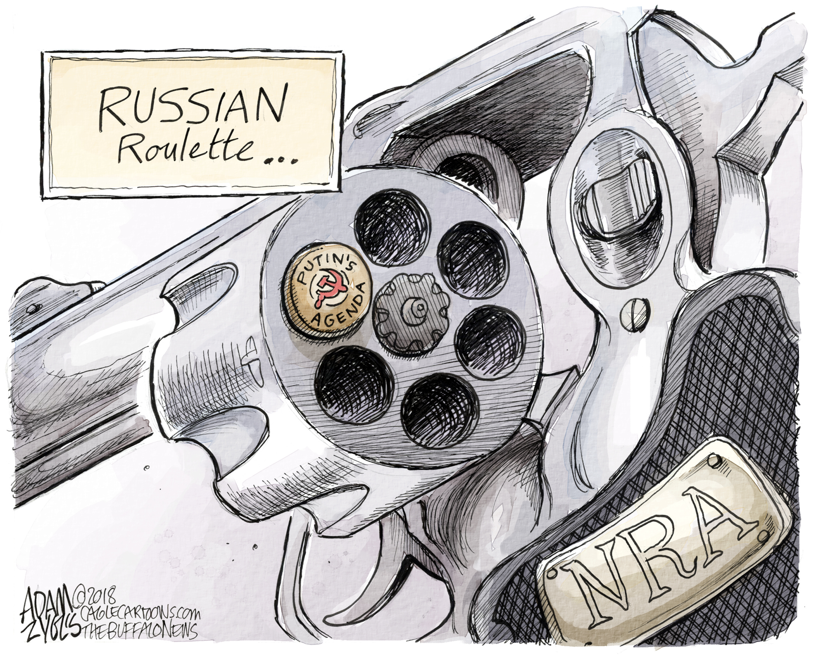 Russian roulette  Cartoon Movement