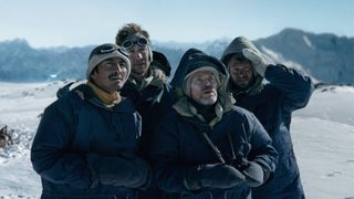 Genden Phuntsok and Tom Hiddleston in Tenzing 