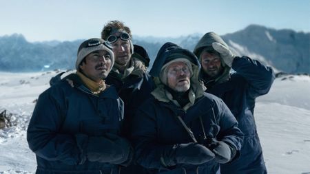 Genden Phuntsok and Tom Hiddleston in Tenzing 