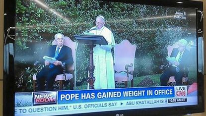 Pope Francis gets fat-shamed by CNN