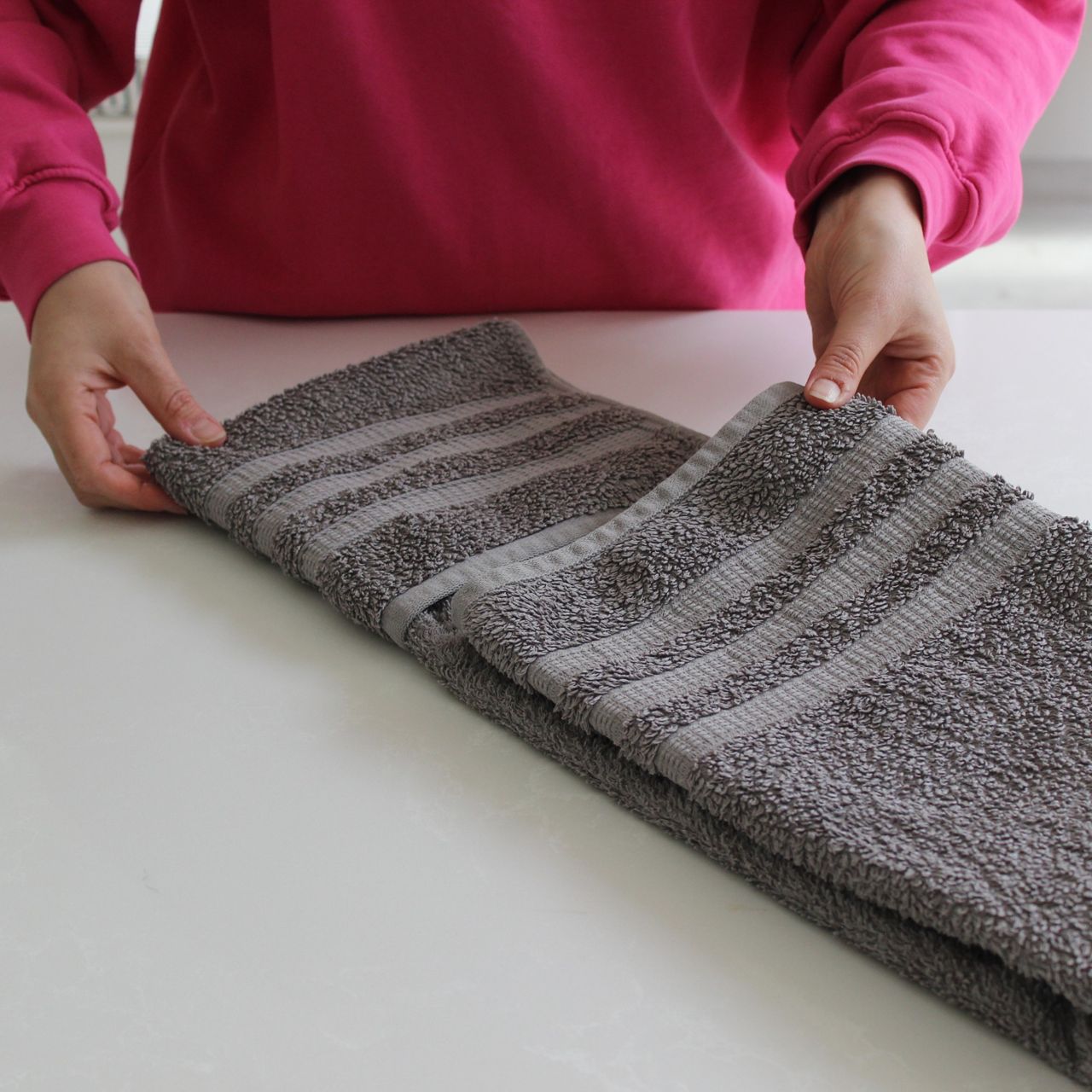 Towel folding hack