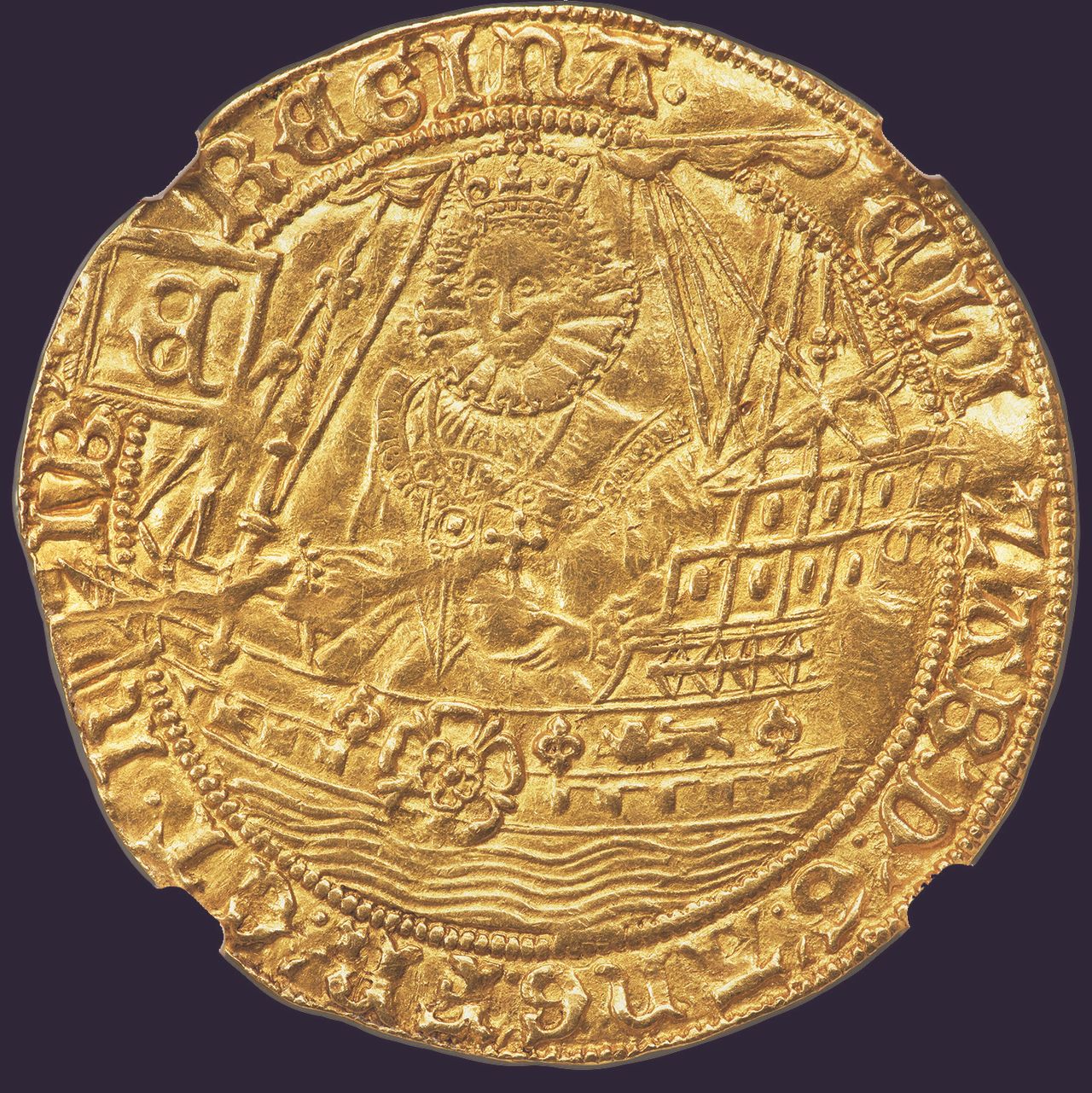 Two of Britain's rarest gold coins