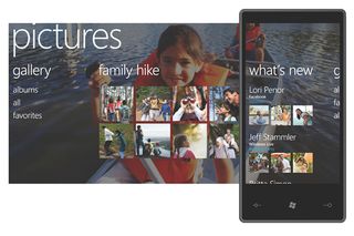 Windows Phone 7 Pics screen