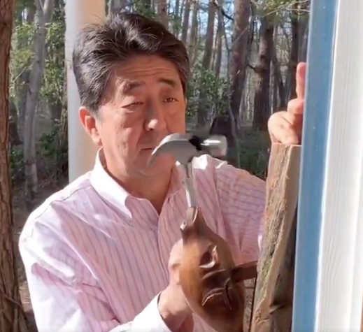 Shinzo Abe. 