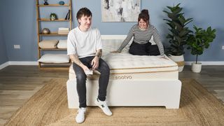 Two members of our testing panel tes the Saatva Classic Mattress for side sleepers