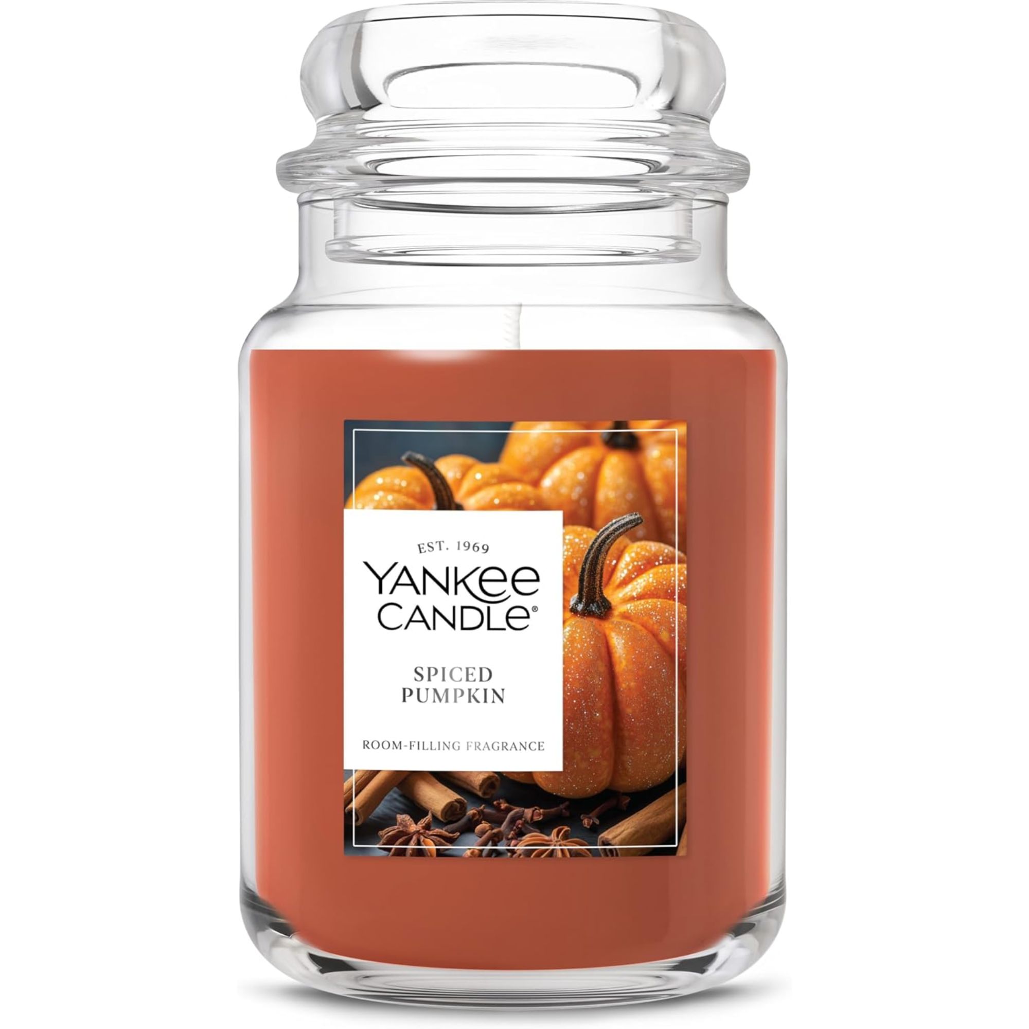 Yankee Candle spiced pumpkin candle