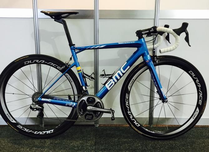 Evans' new bike.
