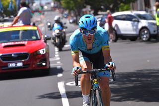 Davide Ballerini (Astana) on the attack at the 2019 Cadel Evans Great Ocean Road Race