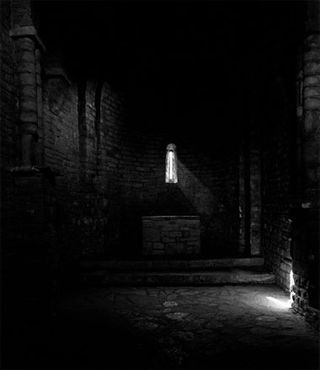 Ursula Schulz-Dornburg, Chapel 6. San Juan de Busa, Provincia de Huesca, 1991. A Light from East, from the series ’Sonnenstand’