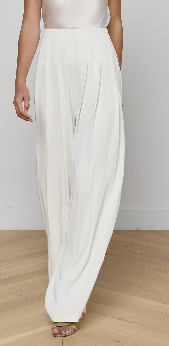 L'AGENCE, Nova Pleated Wide-Leg Pant