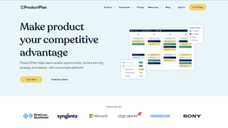 ProductPlan website screenshot
