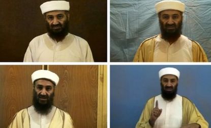 Various takes from Osama bin Laden's home videos