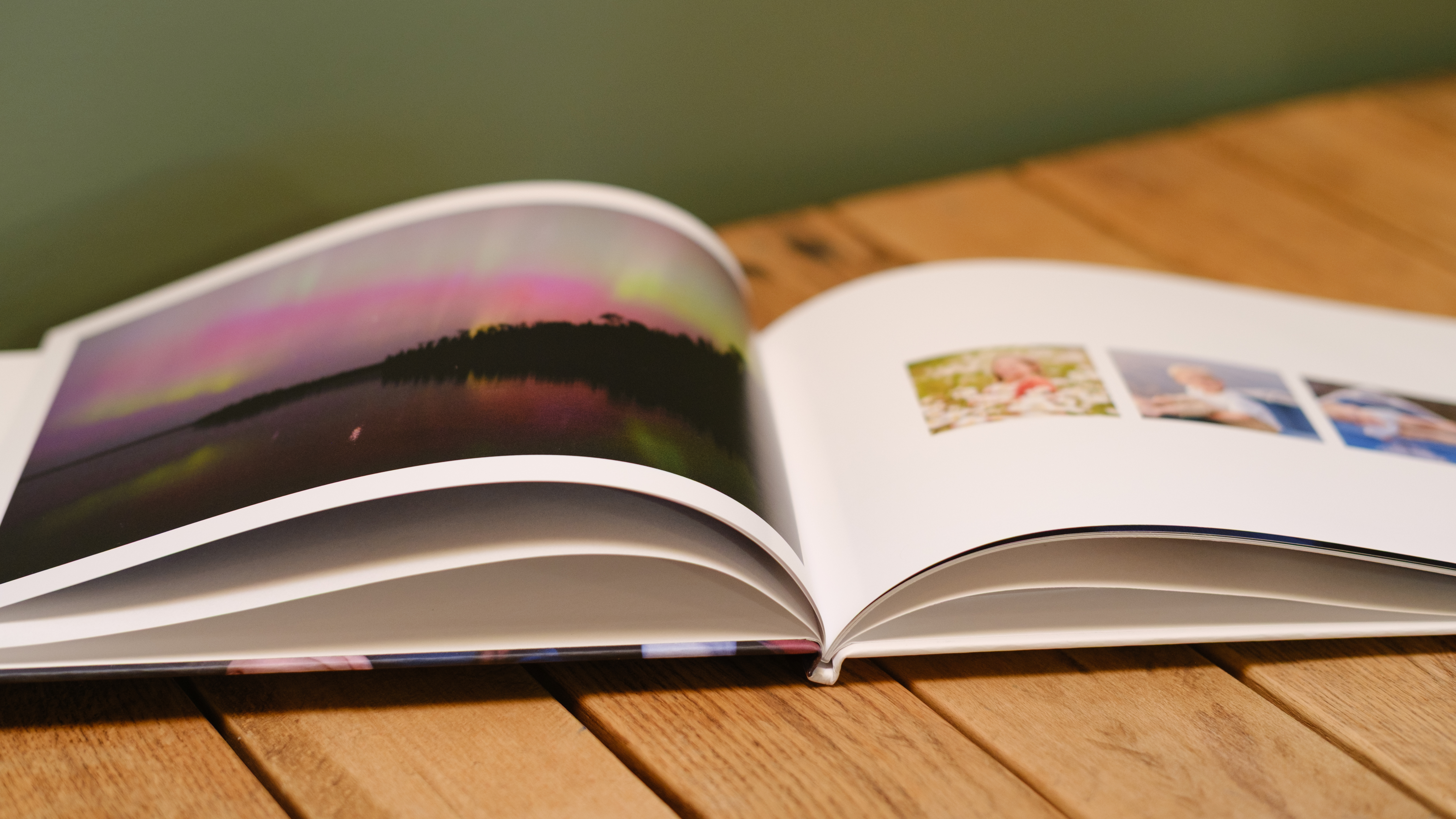 A hard cover photo book from Popsa