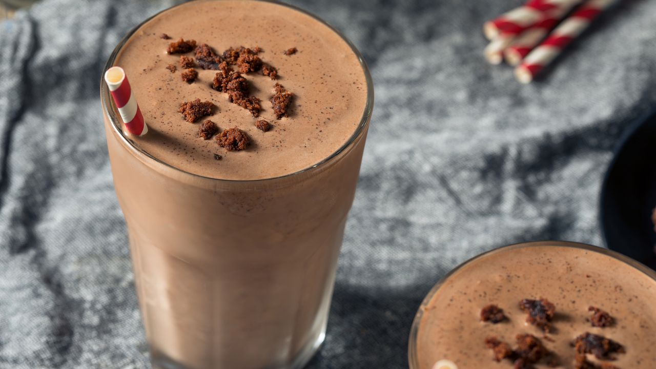 chocolate iced coffee protein shake