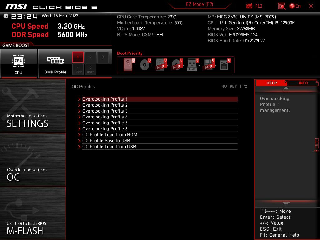 MSI MEG Z690I Unify