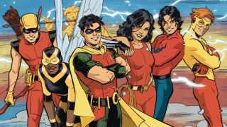 Heroes on cover of Teen Titans: World's Finest #1