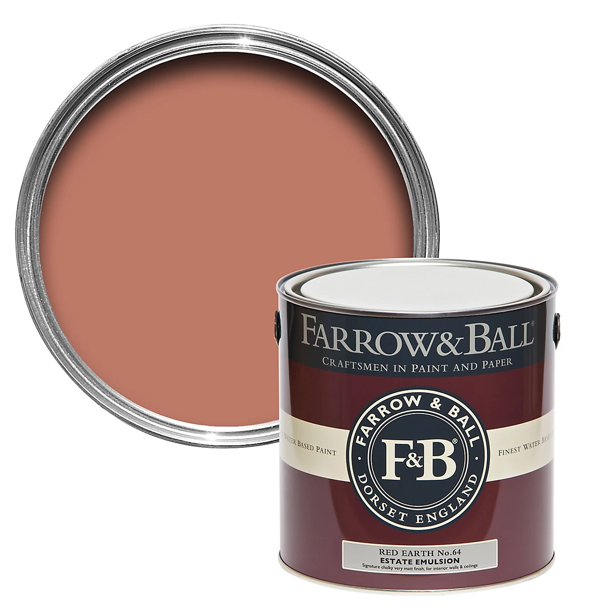 B&Q, Farrow & Ball Red Earth, No. 64