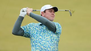 Robert MacIntyre takes a shot during the Genesis Scottish Open