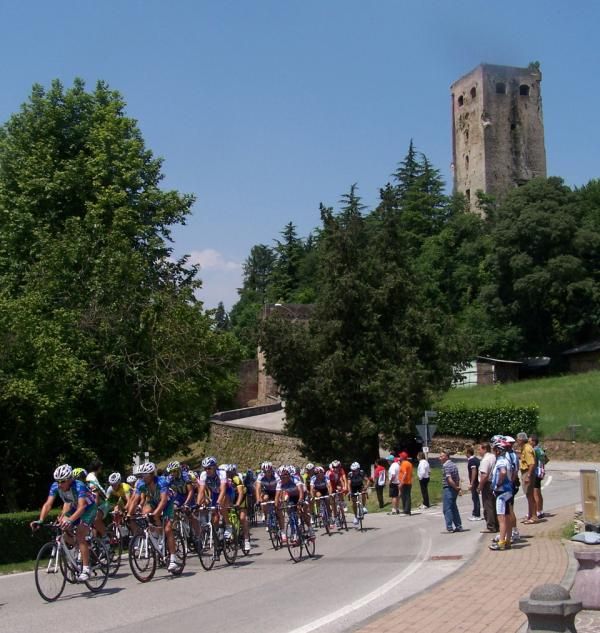 The castle dates from the 1100s and is said to to haunted - though not by a cyclist.
