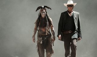 The Lone Ranger Johnny Depp Armie Hammer desert walking