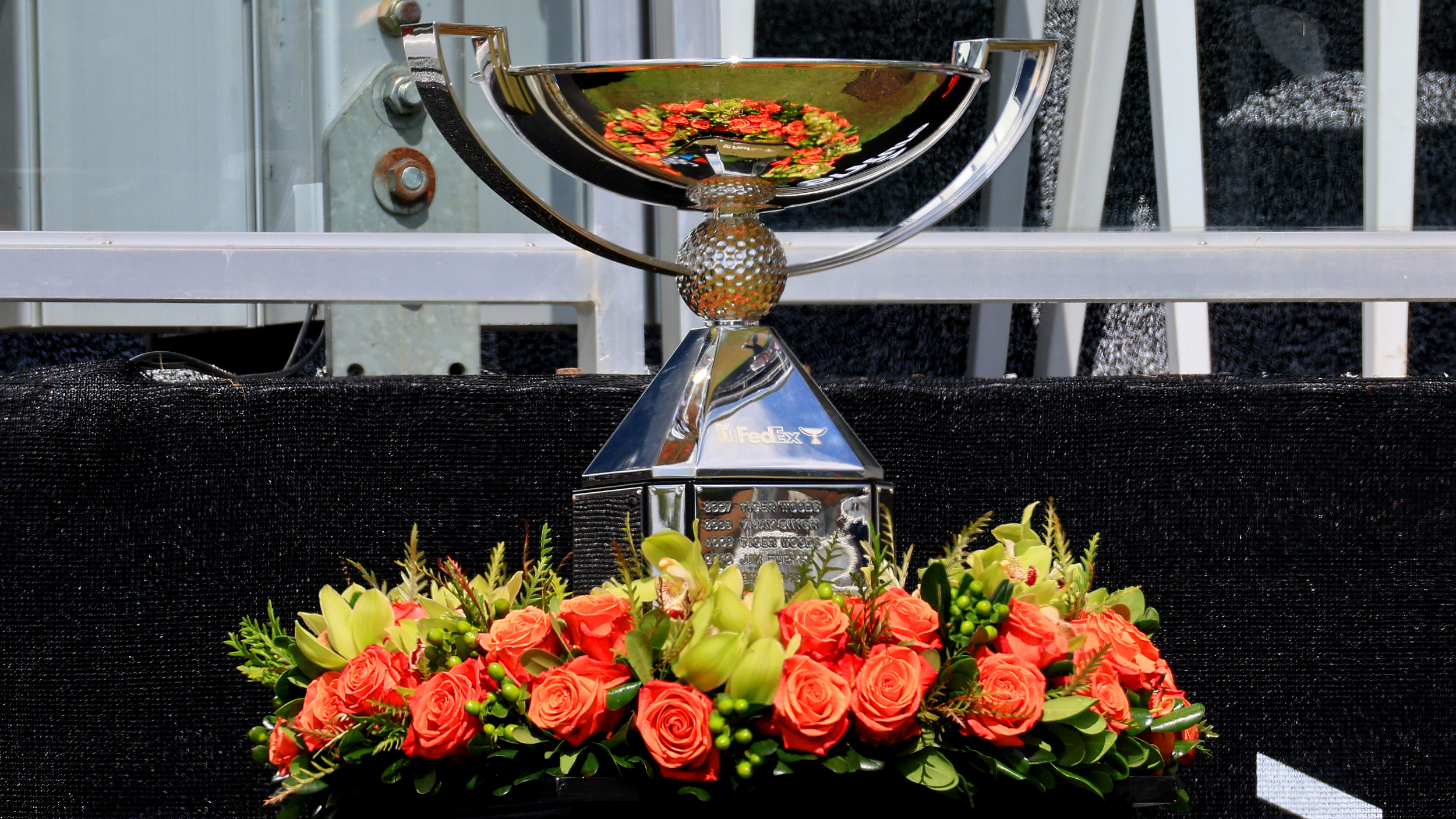 The FedEx Cup trophy