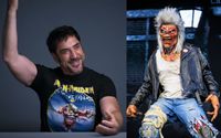 Javier Bardem in an Iron Maiden shirt