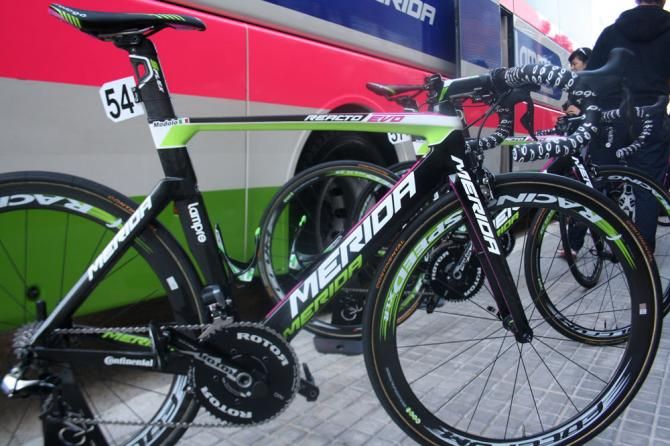 Sacha Modolo's bike before the start