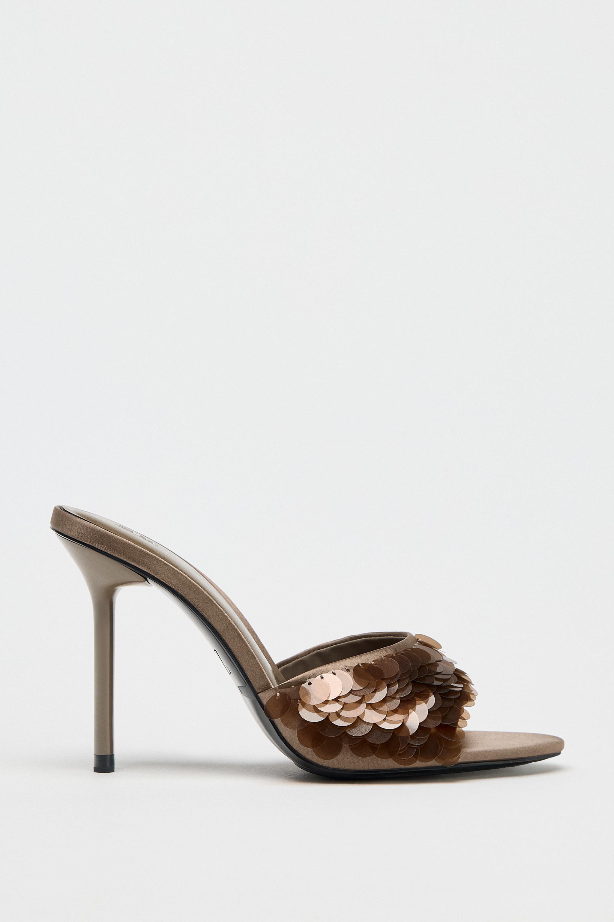 ZARA Fantasy Sequin Sandals