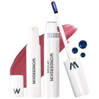 Wonderskin Wonder Blading Peel and Reveal Lip Stain Kit, Long Lasting Lip Tint, Transfer Proof, Matte Finish, Waterproof Formula (charming)