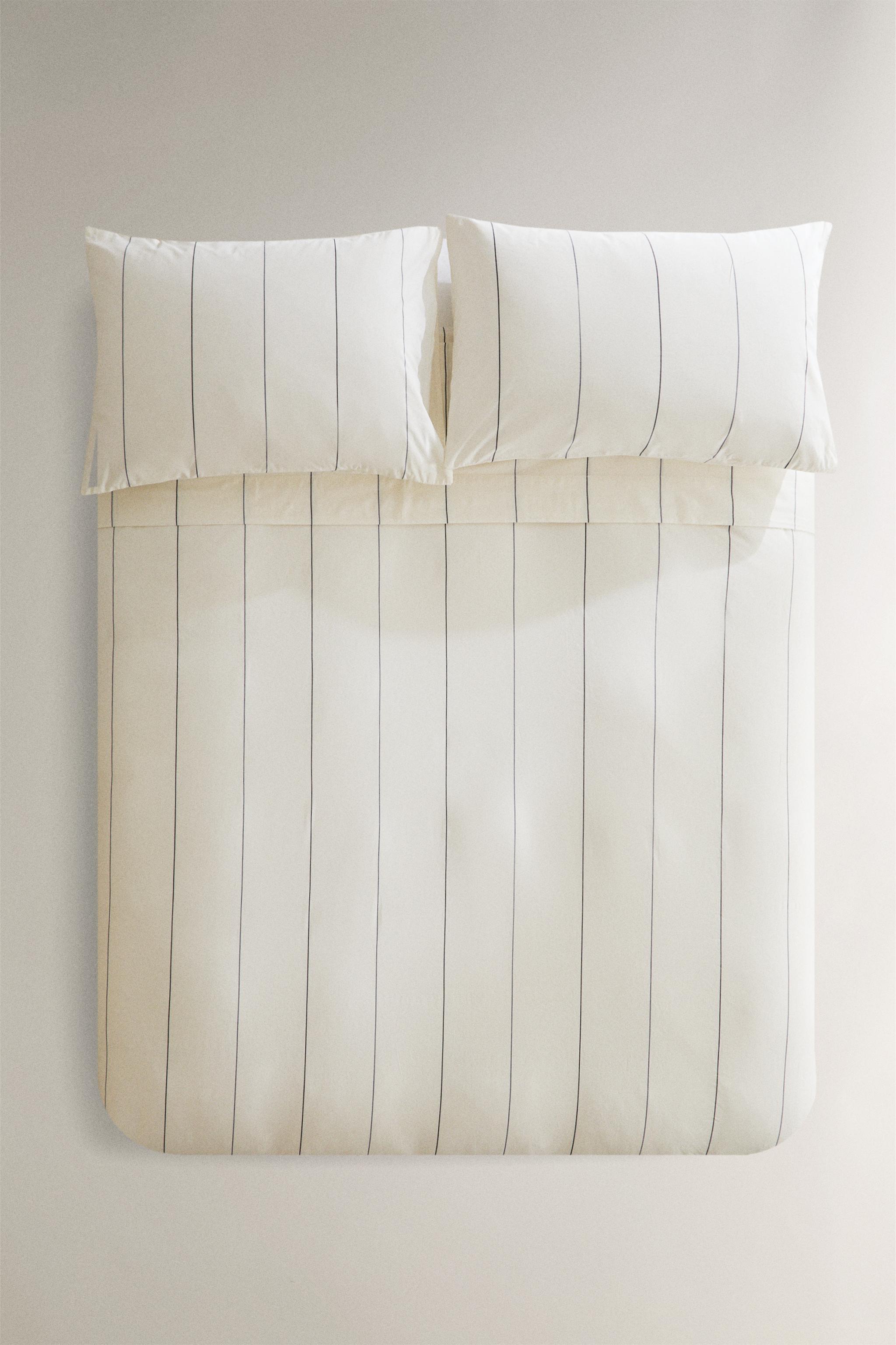 Striped duvet cover