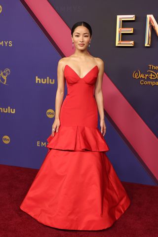 Anna Sawai 2024 Emmys Red carpet