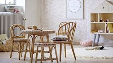 Playroom ideas: Bloomingville Hortense Rattan chair set by Sweetpea & Willow