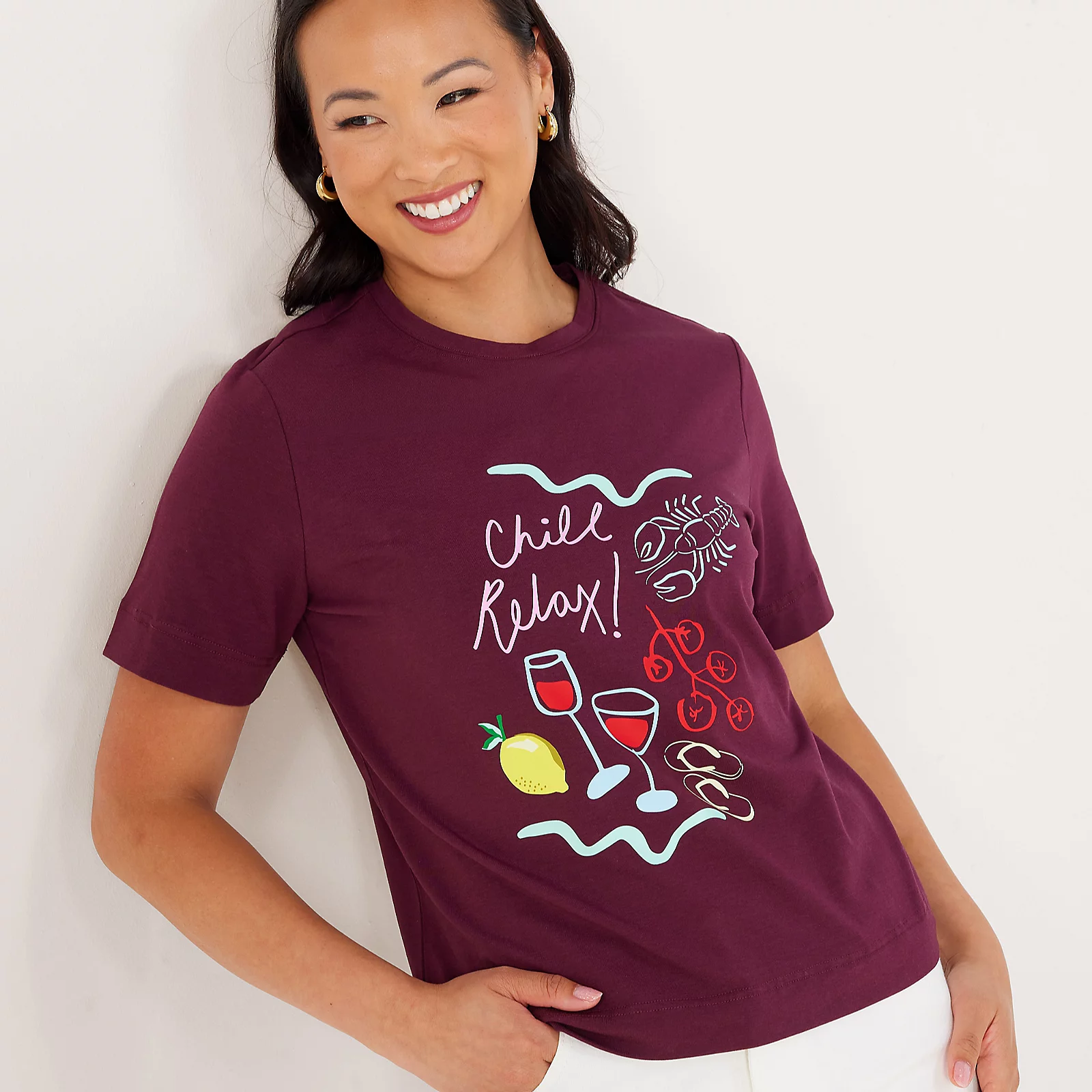 QVC, Ruth Langsford Motif Print T-Shirt