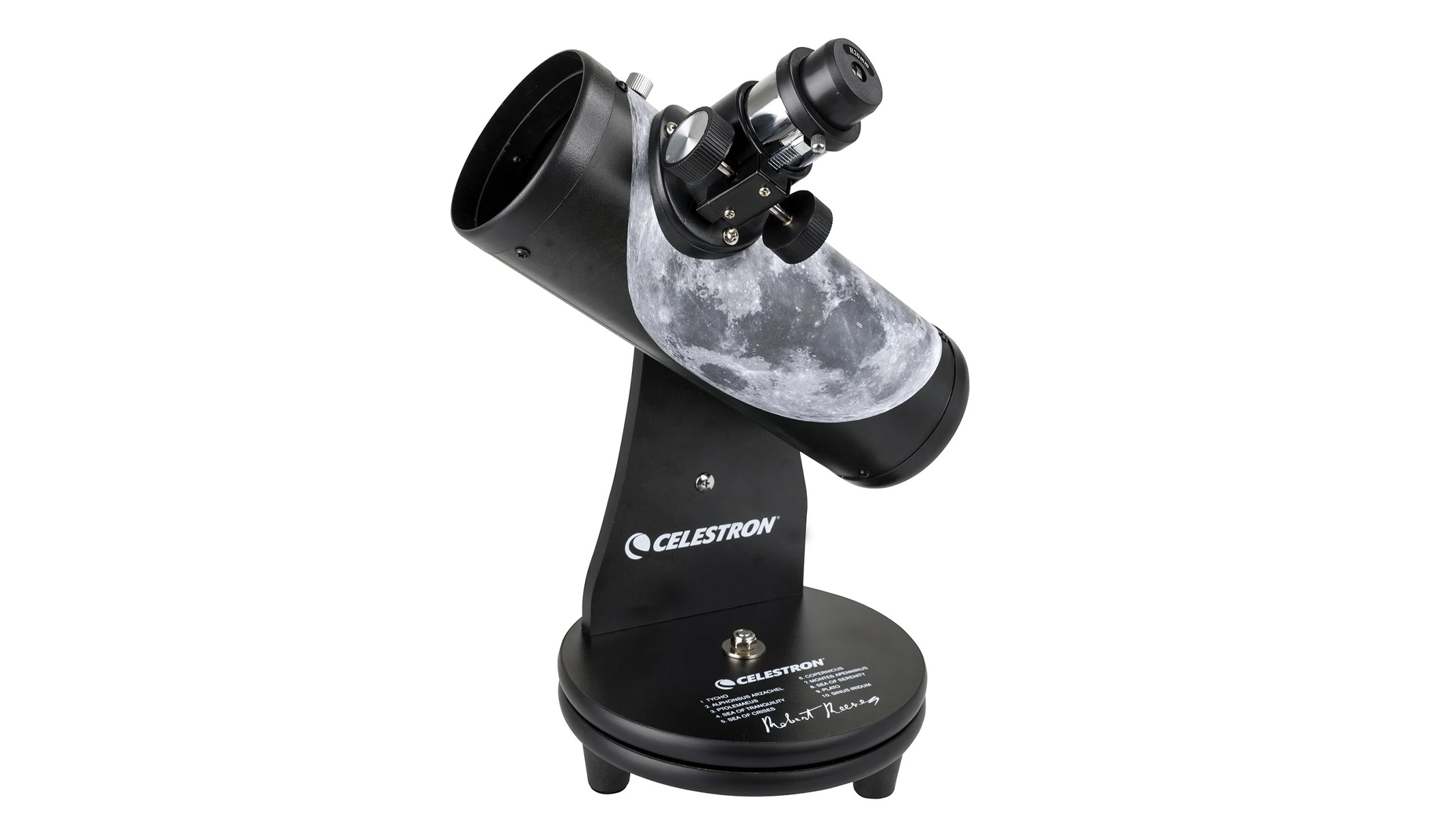 Celestron Firstscope on a white background