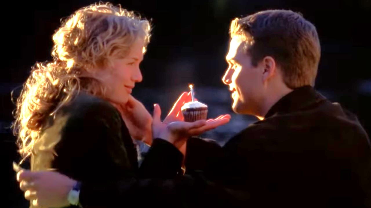 Renee Zellweger and Chris O'Donnell in The Bachelor.