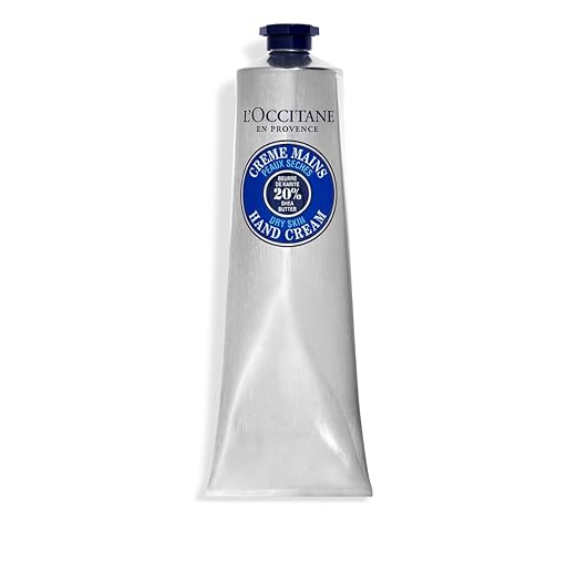 A silver tube of L&amp;rsquo;Occitane hand cream
