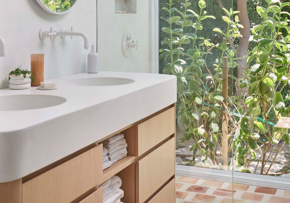 Supersized grouting might be the next big bathroom trend
