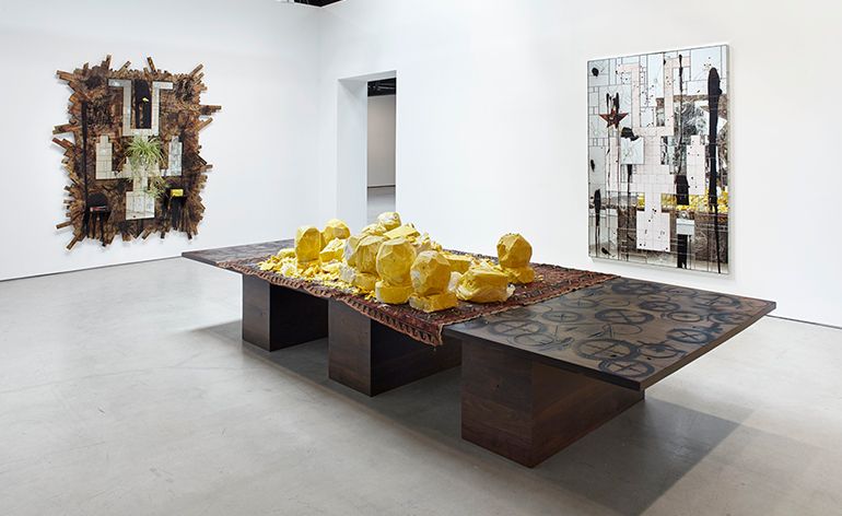 Installation view of Rashid Johnson&#039;s &#039;Fly Away&#039;