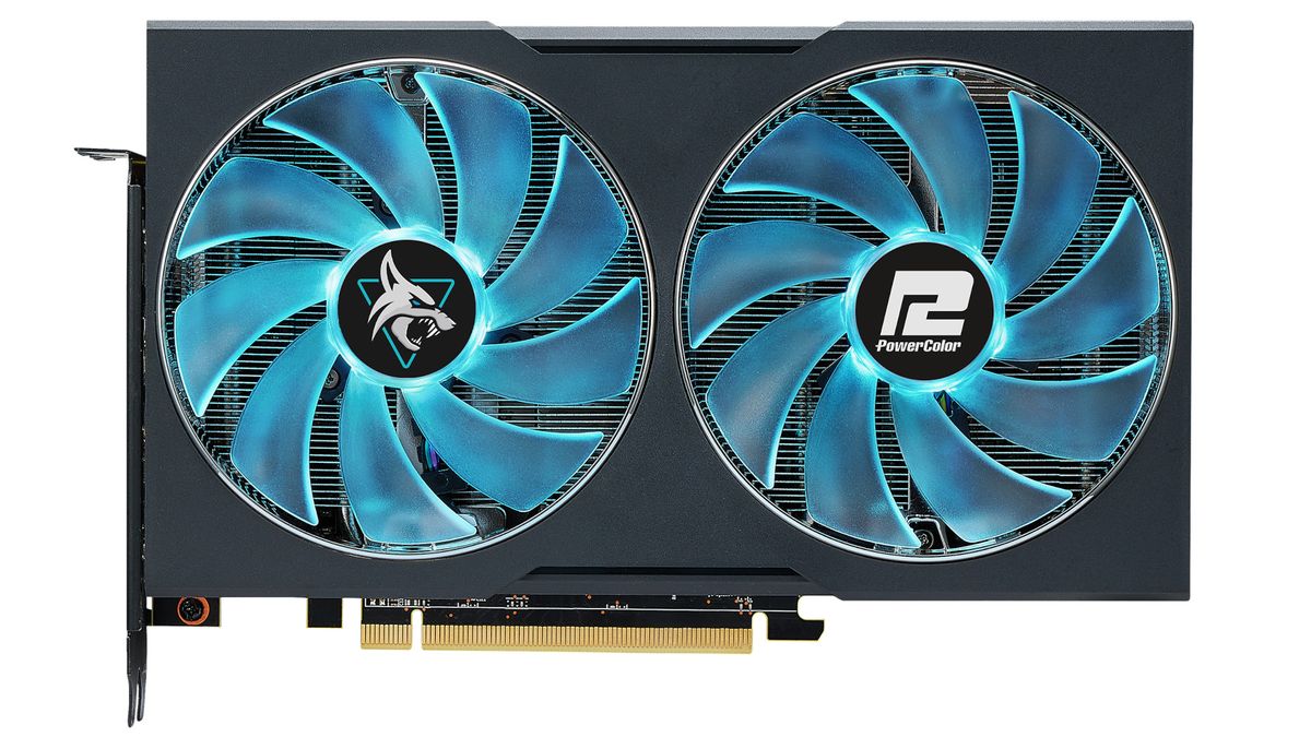 AMD Radeon RX 7600 XT announcement slides and cards