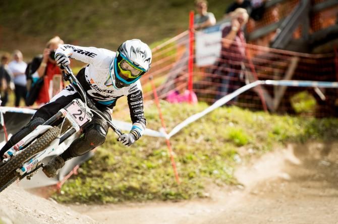 Former World champion and perennial runner-up in the women's elite downhill at the Cascades MTB Park in PMB, Emmeline Ragot, will be hoping for a change in fortune at the first leg of the 2014 UCI World Cup in South Africa