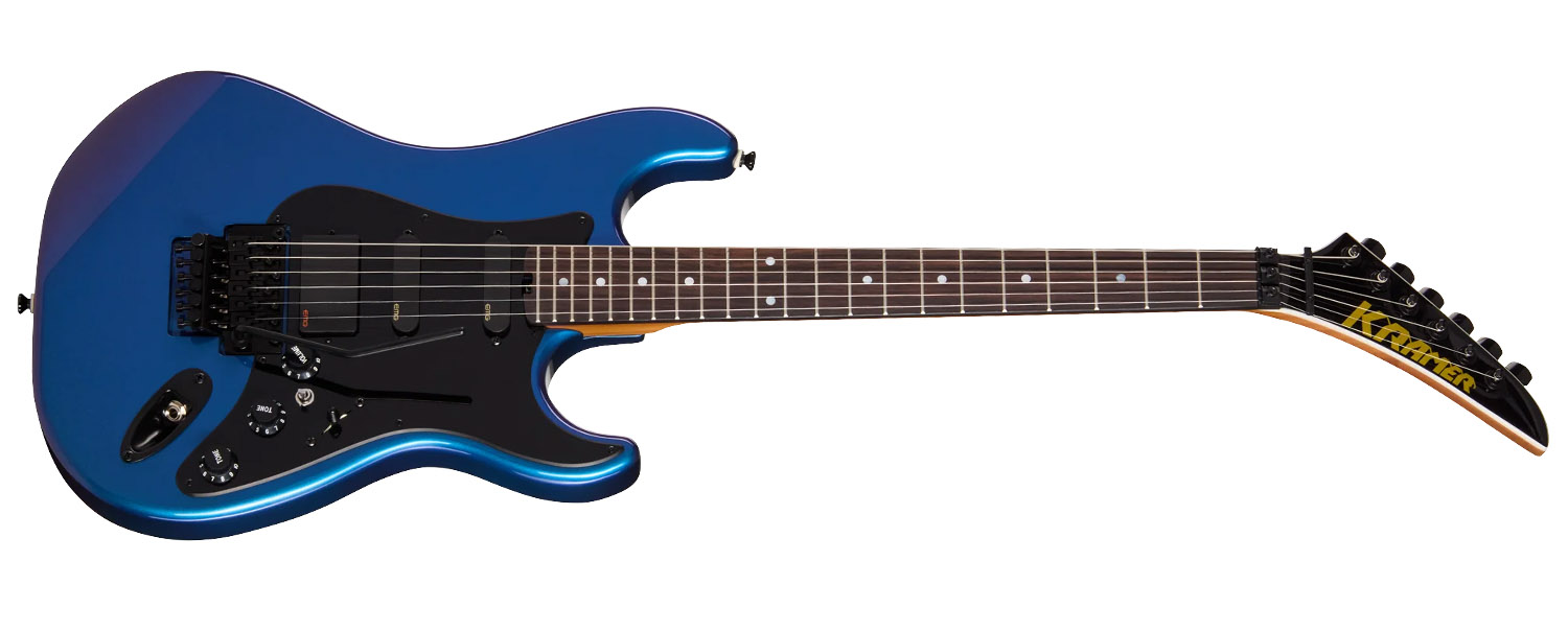 Kramer Pacer Deluxe 87 EMG in Flip Flop Blue