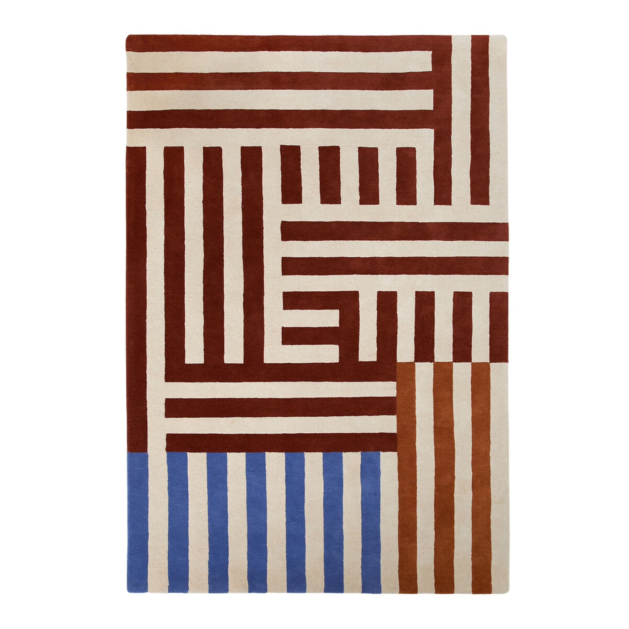 LA REDOUTE INTERIEURS, Elsie Striped 100% Wool Rug