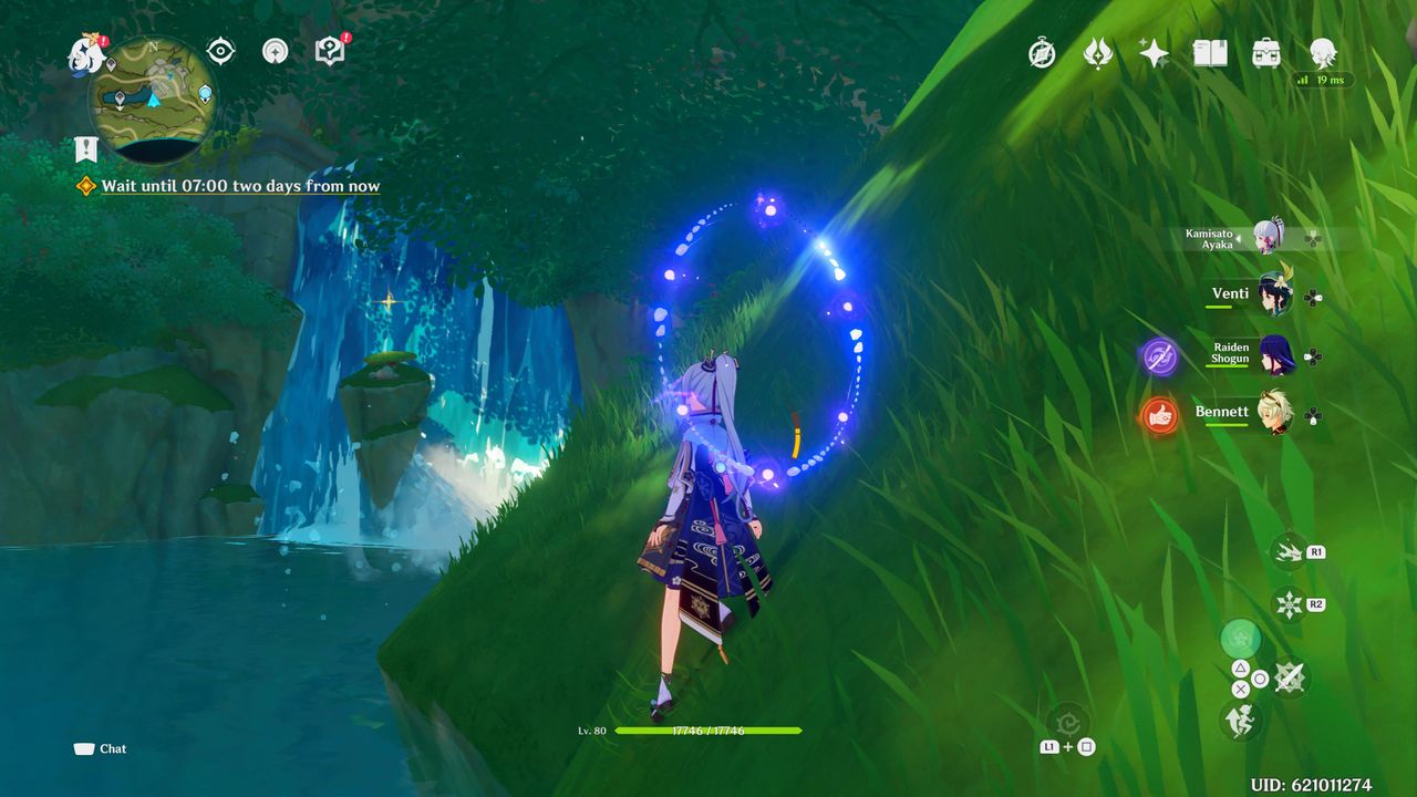 Genshin Impact waterfall