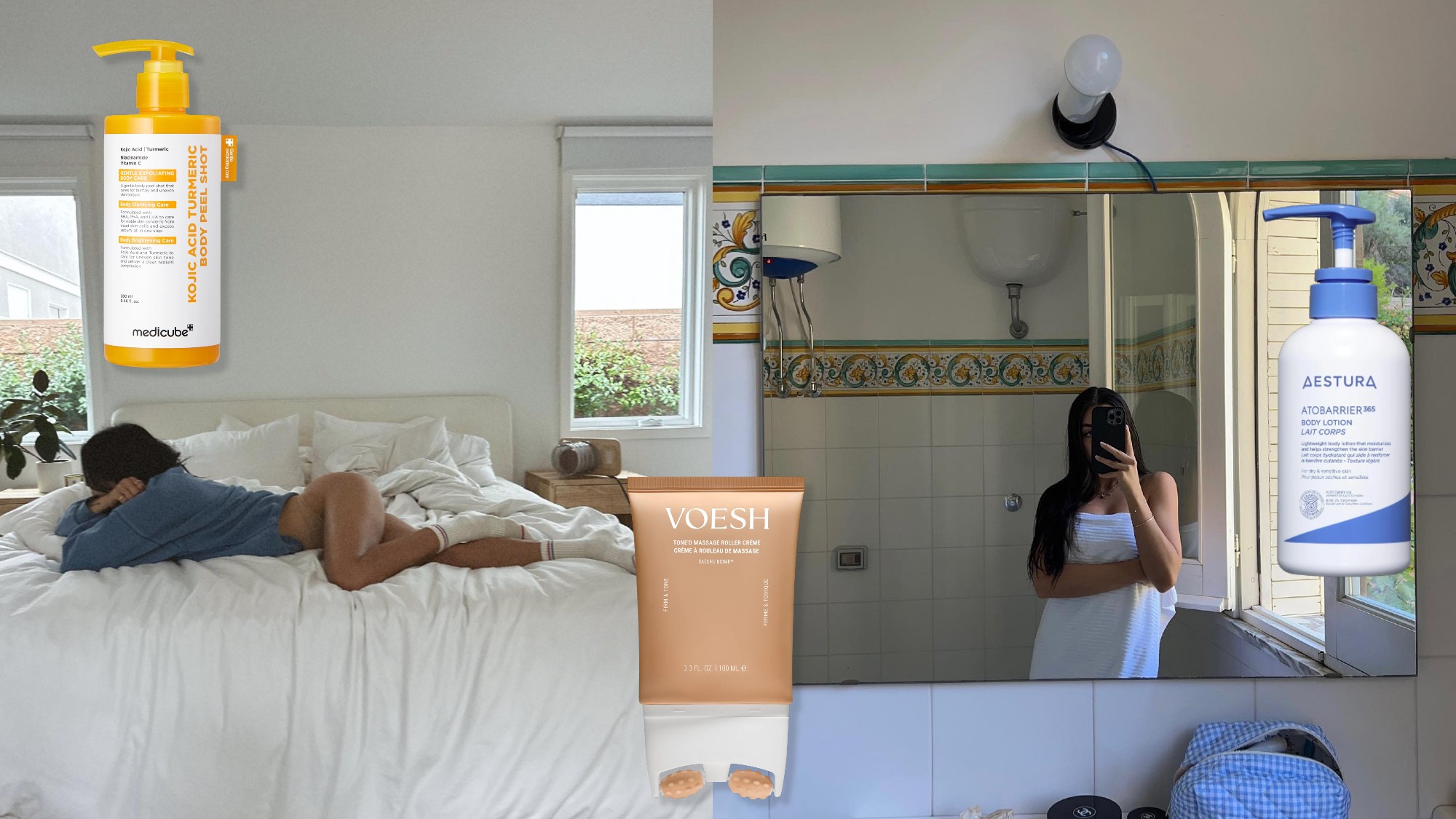 Korean bodycare collage