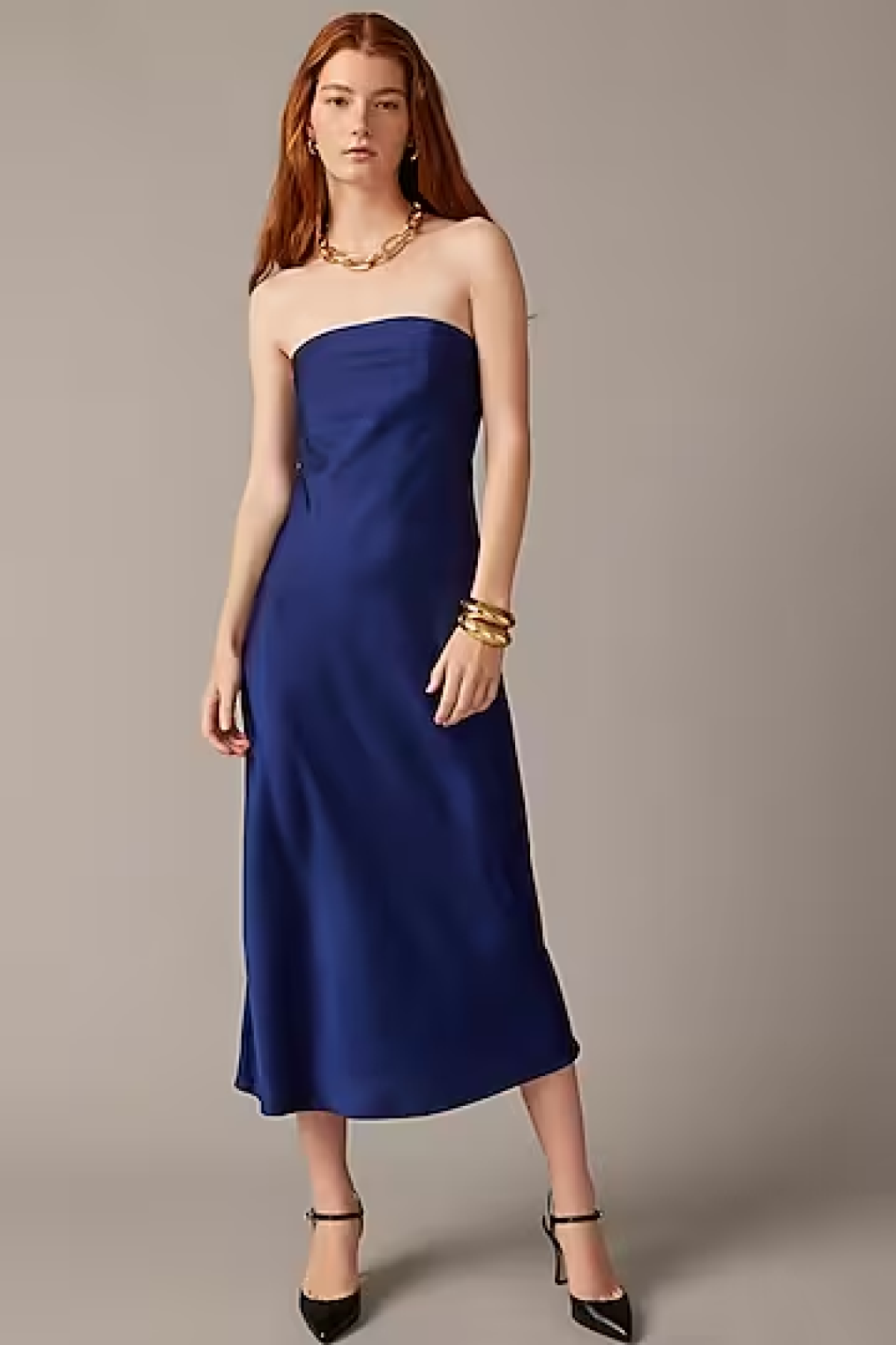J.Crew Collection strapless Gwyneth slip dress