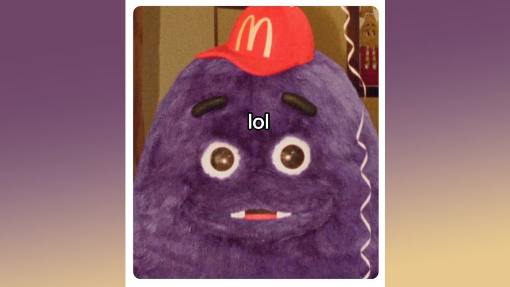 McDonald&#039;s Grimace Shake campaign