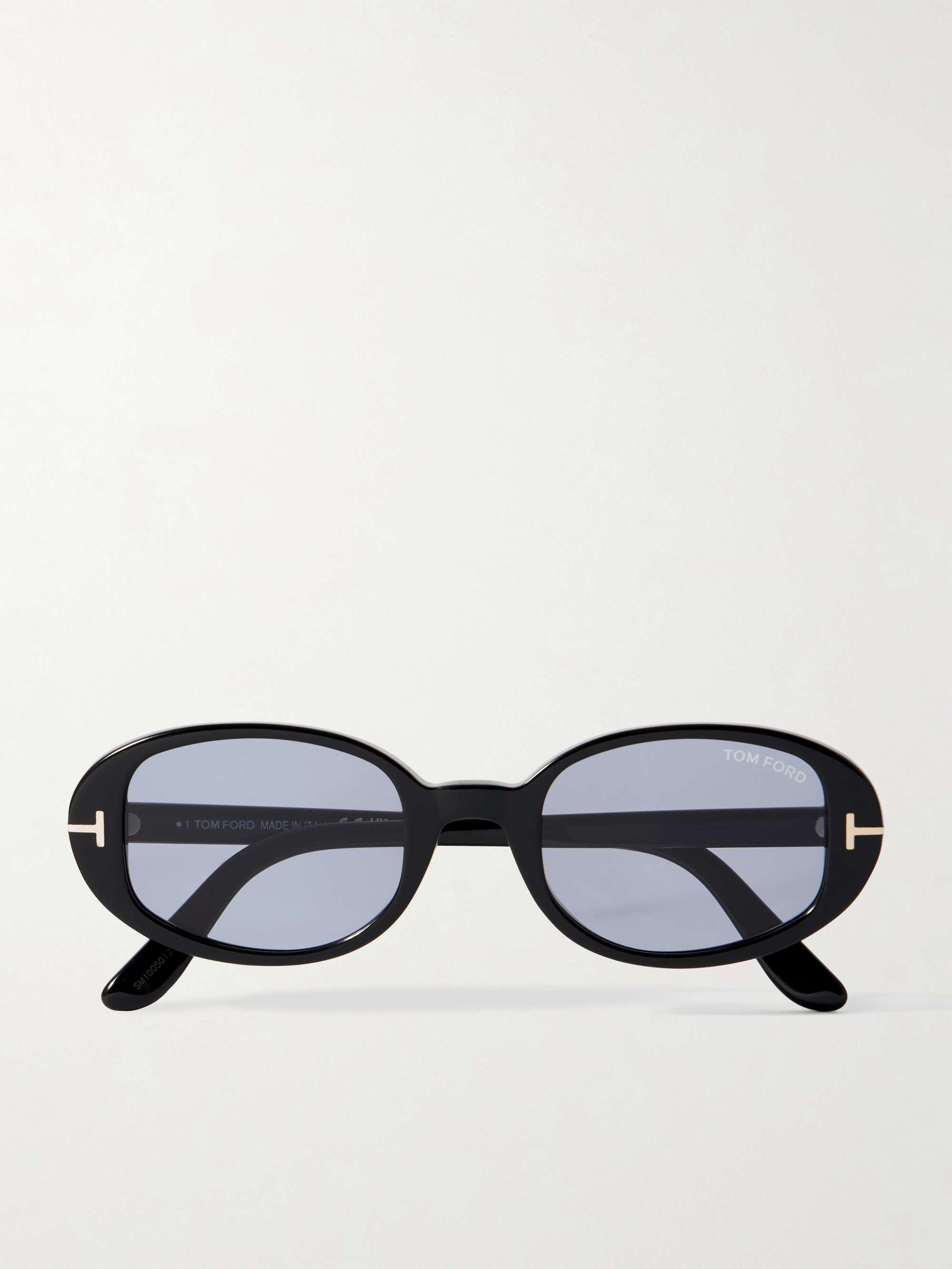 Iggy Oval-Frame Acetate Sunglasses